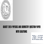 GUJCET 2024 Physics and Chemistry Question Paper with Answer Key PDF March 31 ZPYP